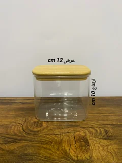 بانکه پیرکس درب بامبو مستطیل سایز 1